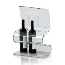 Supports d&#39;affichage optiques transparents pour stockage de vin